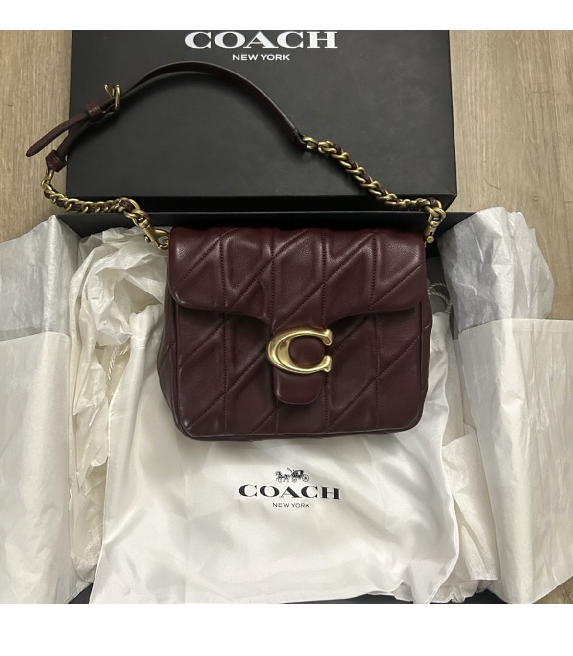 Authentic Coach Times Square Tabby Shoulder Bag 17