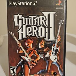 Guitar Hero II 2 Sony PlayStation 2 PS2 Complete In Box With Manual CIB Game