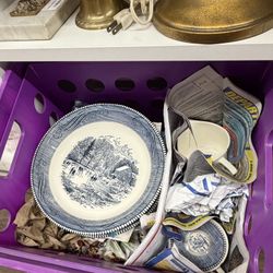 Currier And Ives Assorted Pieces 