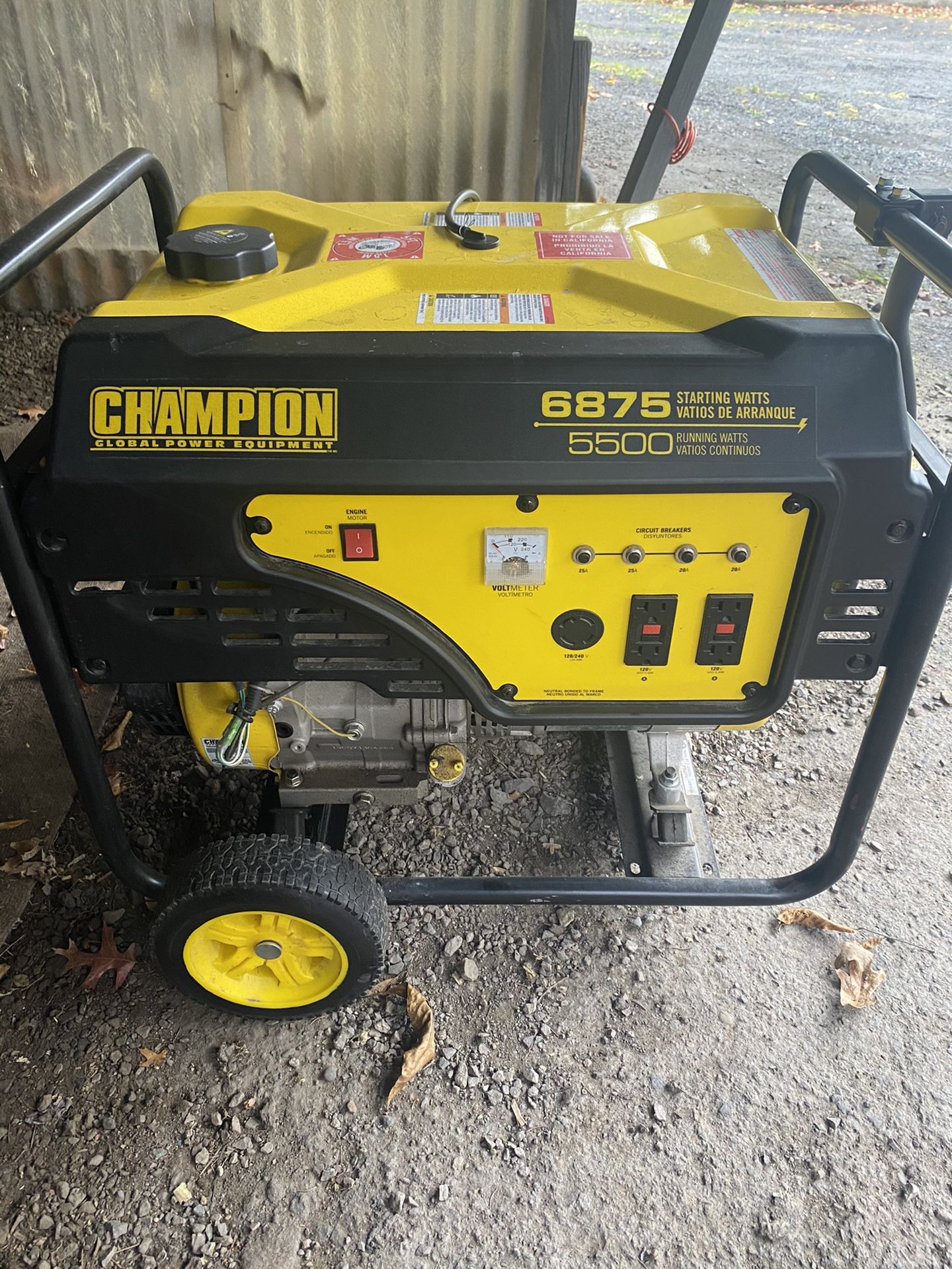 Champion 6875/5500 Generator 