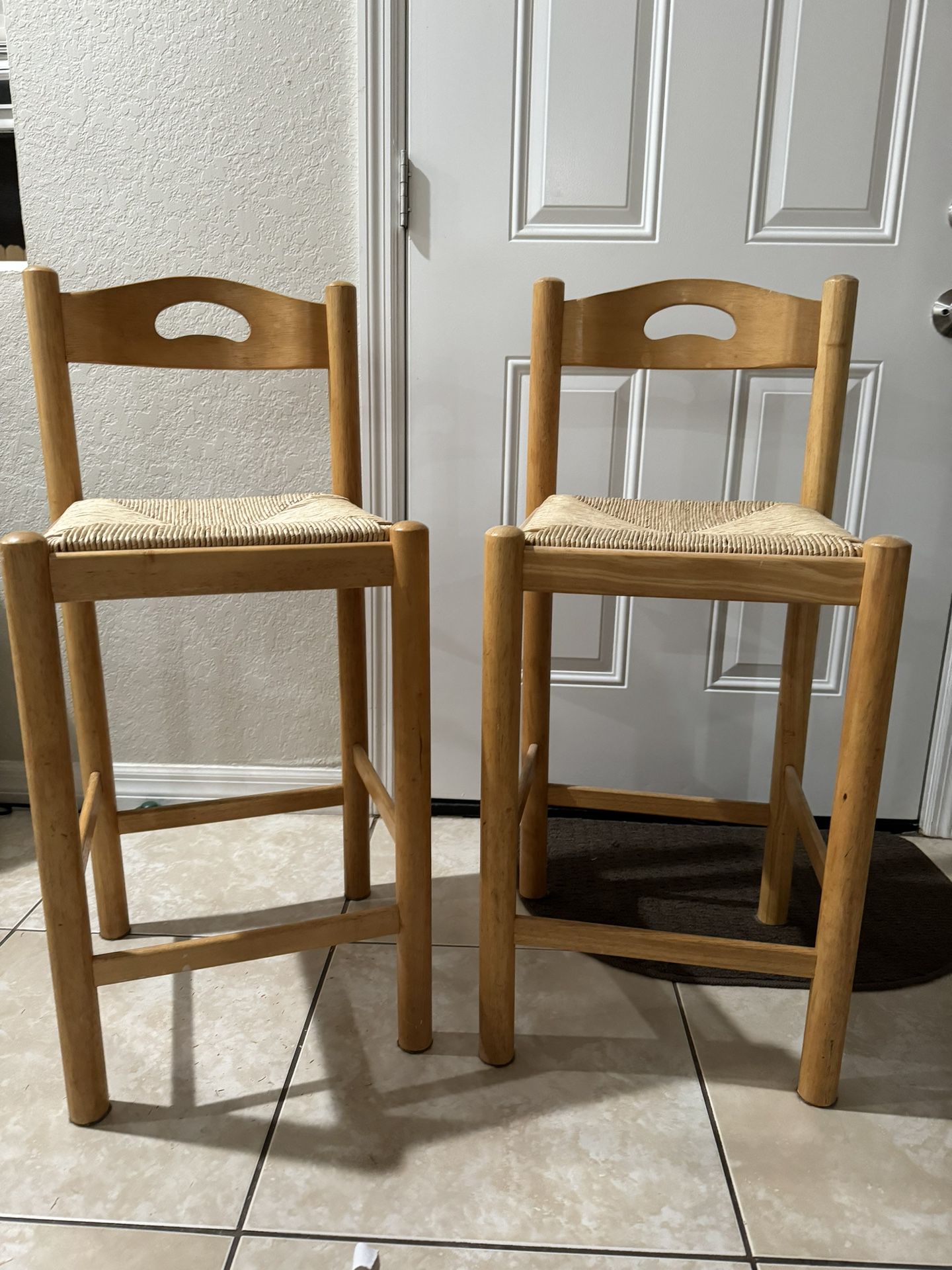 Wooden Hightop Chairs