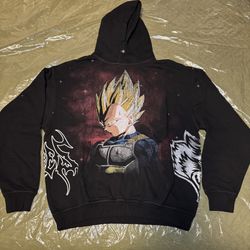 NWOT Darc Sport x Dragon Ball Z / DBZ Vegeta Hoodie - Size M