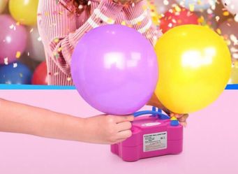 1pc Electric Balloon Air Cushion Pump Tool, Portable Automatic Inflation Machine, Double Hole Inflation Machine, Inflation Machine, Inflation Machine,