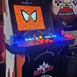 NBA Jam Shaq Edition Arcade1up Cabinet With Over 15,000 Video Games
