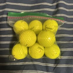 Titleist Golf Balls 10 Pack Yellow 