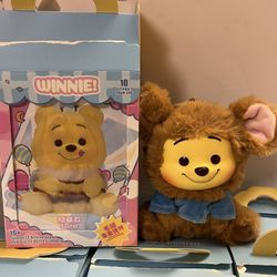 WINNIE THE POOH NAUGHTY PARTY VINYL PLUSH - ADZUKI BEAN