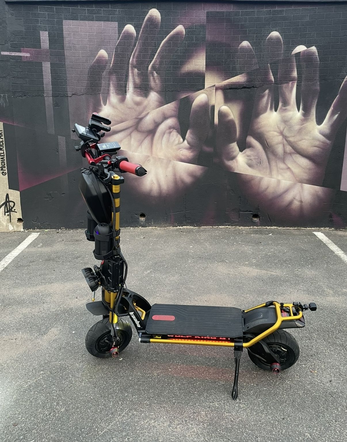 FULLY LOADED WOLF KING GT PRO HYPER SCOOTER