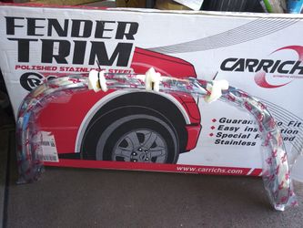 CARRICHS STAINLESS STEEL FENDER TRIM NEW
