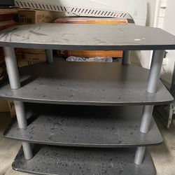 Black And Grey Night Stand/table 
