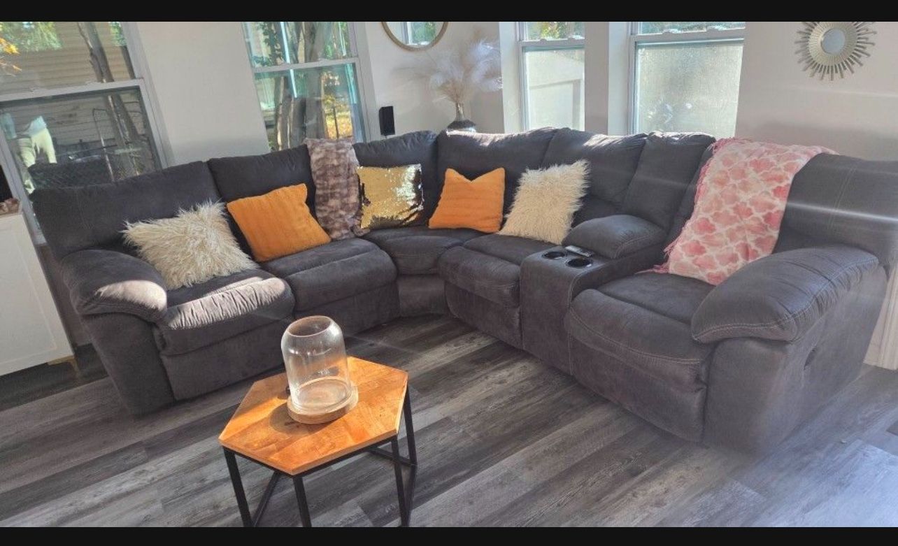 Corner Reclining Sofa Set For Sale