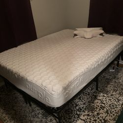 Purple Brand Mattress, Bed Frame, And Pillow