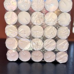 150pc Tea-light Unscented Candles! 