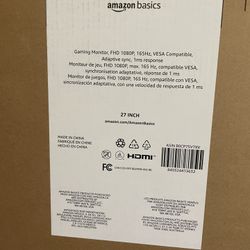 Amazon Basics Gaming Monitor 27in