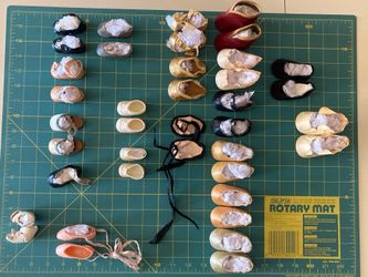 Vintage Doll Shoes Lot
