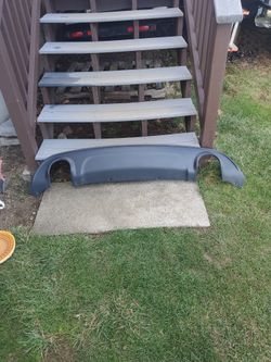 Rear Valance Textured For A Dodge Charger 
