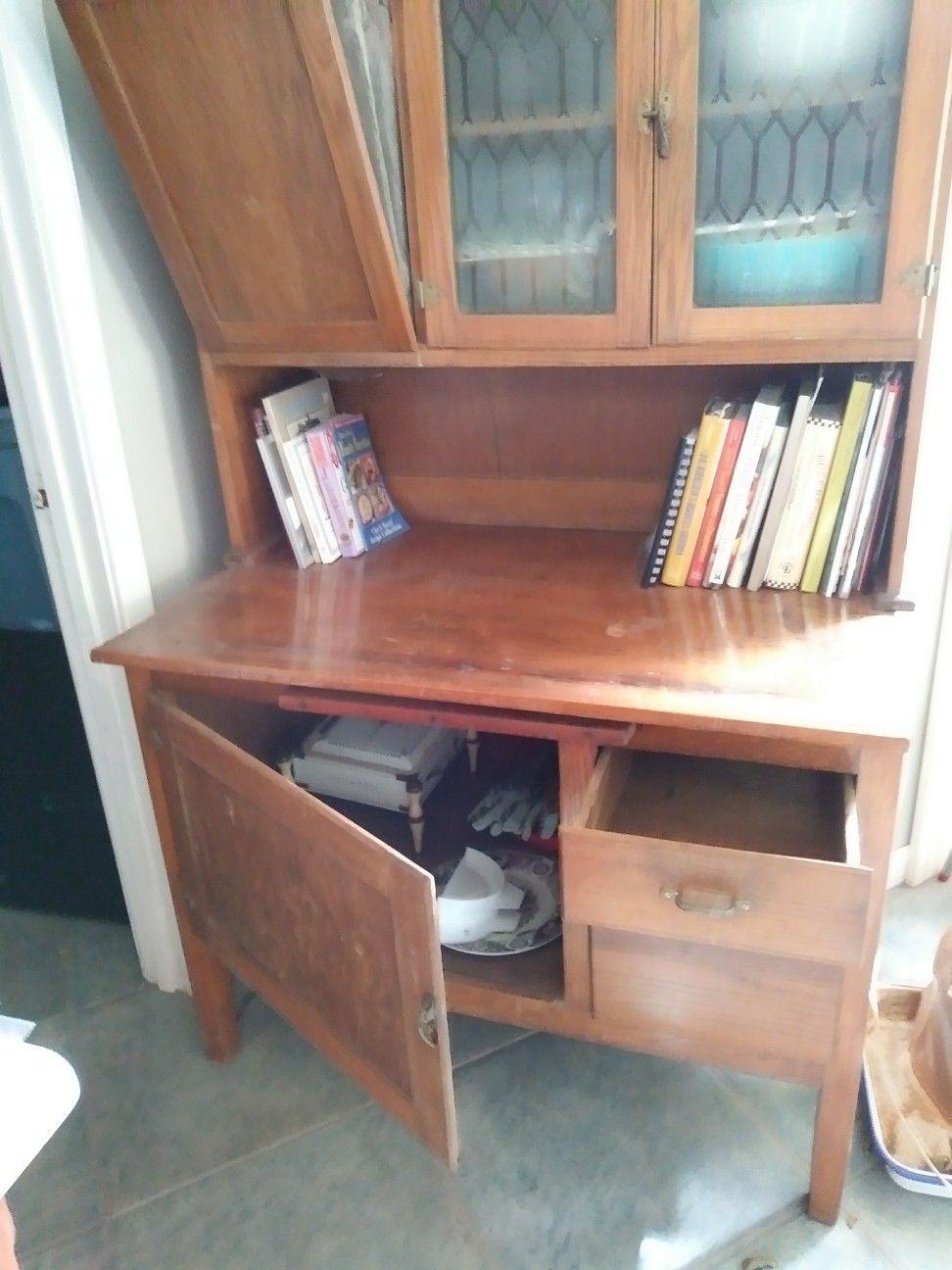 Antique Hoosier cabinet