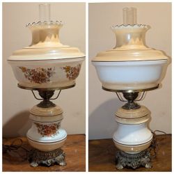Loevsky & Loevsky Company Hurricane Gone With The Wind Large Autumn Table Lamp