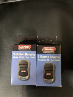 (2) Genie 37218R Remotes
