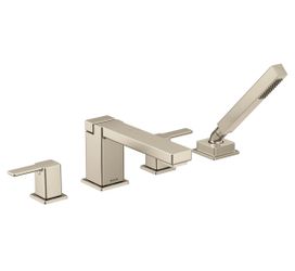 MOEN TS914BN 90 Degree Deck Mounted Roman Tub Filler w/ Diverter and Hand Shower