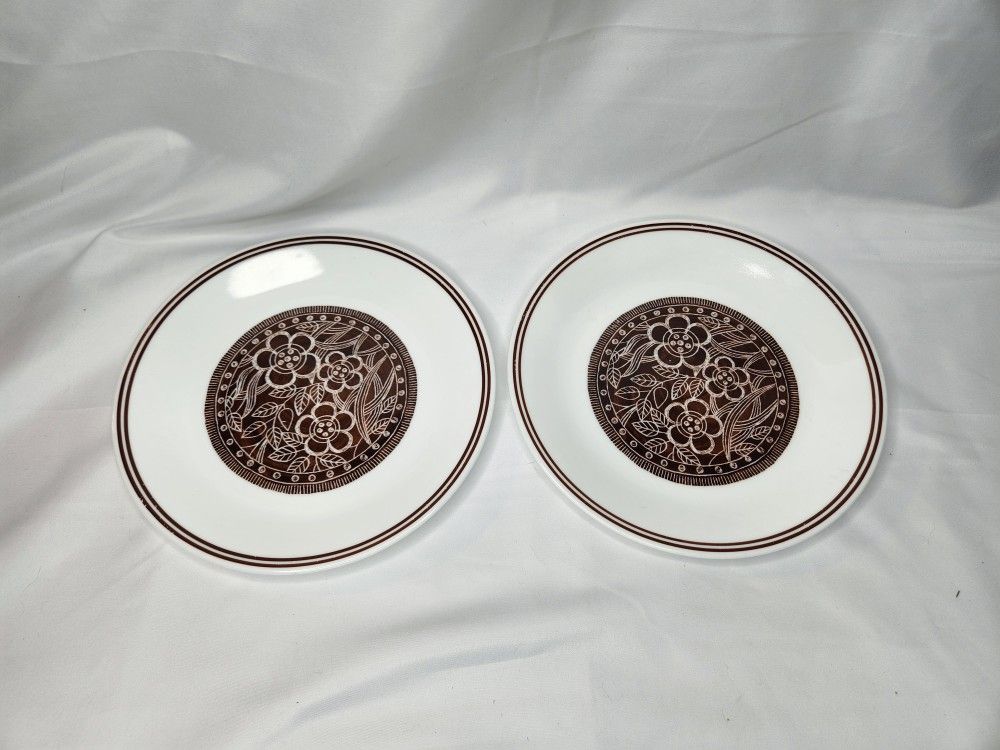 Corelle Batik set of 2 salad plates 8". 