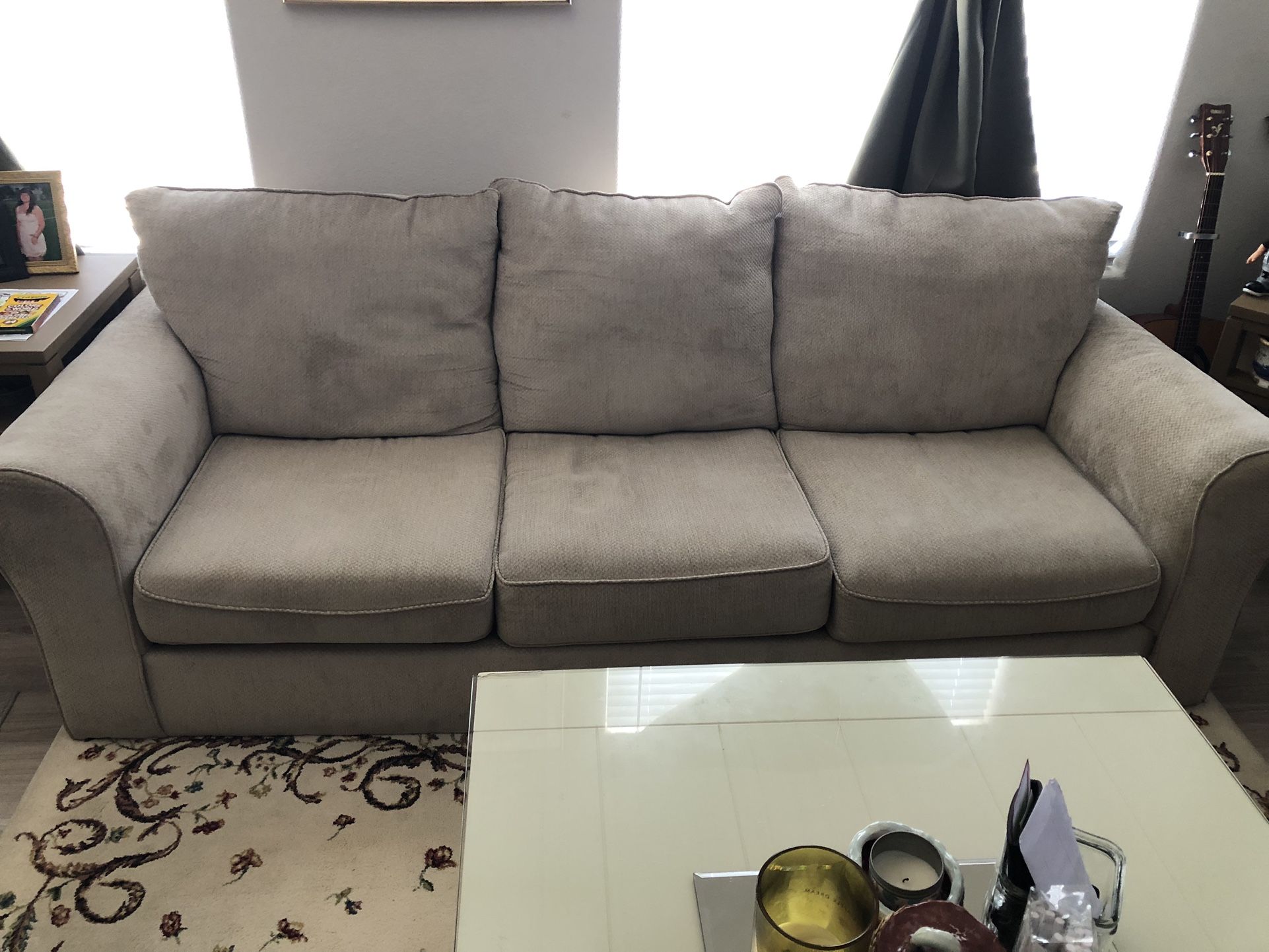 Clean And Comfy Couch