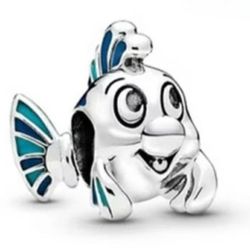 NEW The Little Mermaid Flounder Fish Charm.  Bundle to save on shipping costs!  Please check out my other charms & other numerous items listed.  From 