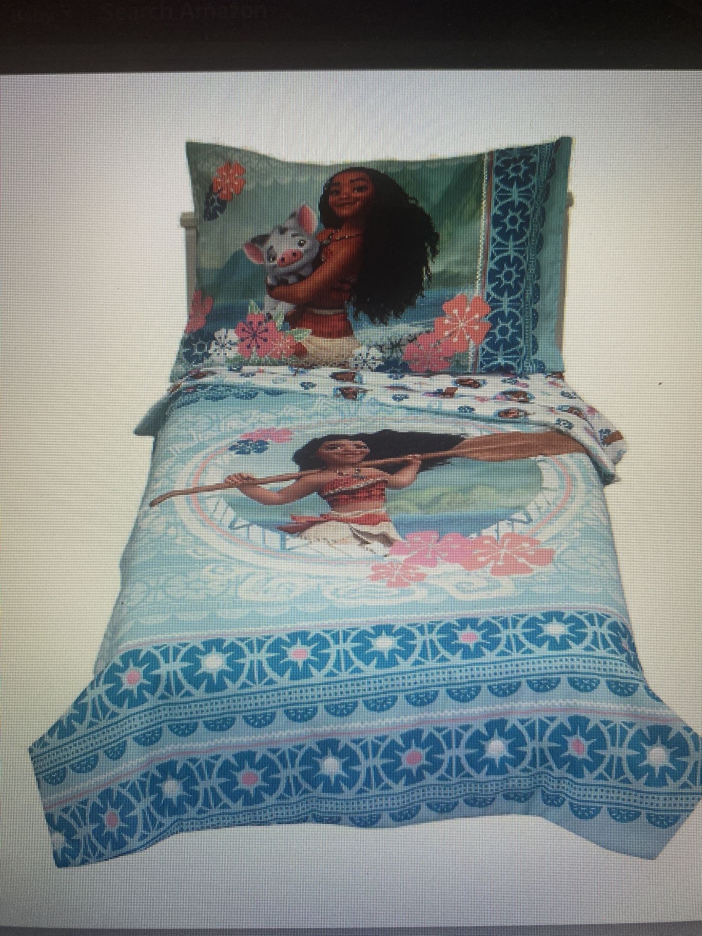 Moana toddler Bed 4 Pc Set