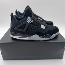 Black Canvas Jordan 4