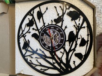 Vinyl Record Wall Clock 