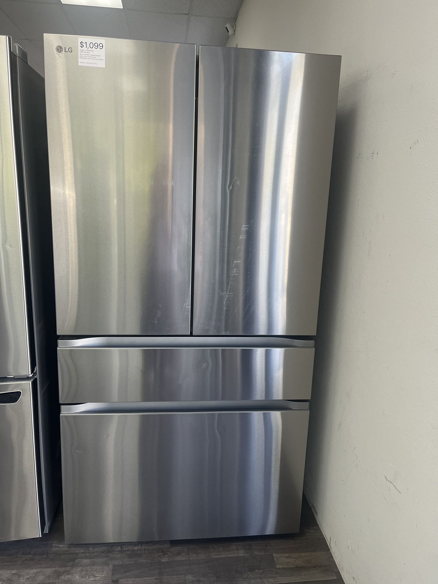 Happy Mother’s Day 🥳 Large Capacity French Door Refrigerator  Full-convert Drawers Was$2399 Now$1099