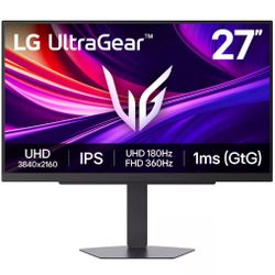 MINT LG - UltraGear 27" IPS Dual Mode (4K UHD 180Hz, FHD 360Hz), 1ms, 27G810A-B
