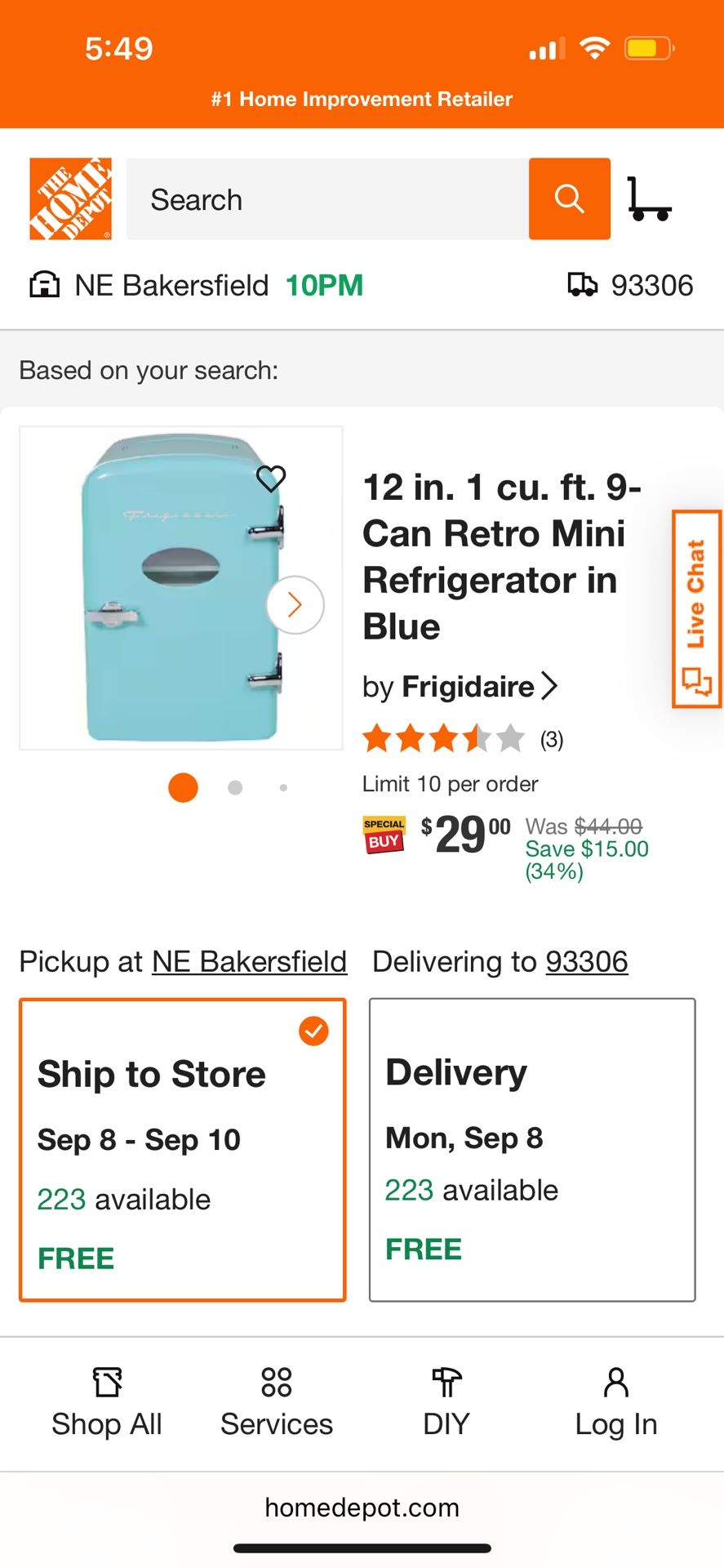 Mini Fridge
