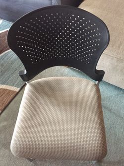 Chair light brown good condition new