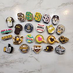 Padres Croc Charms