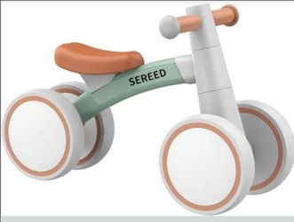 SEREED Baby Balance Bike for 1 Year Old Boys Girls 12-24 Month Toddler Balance Bike, 4 Wheels Toddler First Bike