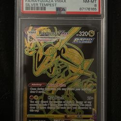 2022 Silver Tempest Rayquaza Psa 8