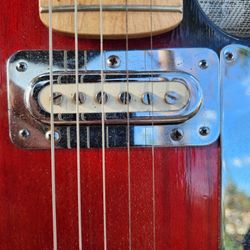 Sweet Red Sunburst+Chrome Guitar and Peavey vip3 vypyr amp  
