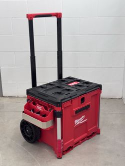 🔥 BRAND NEW MILWAUKEE PACKOUT ROLLING TOOL BOX 🧰 (FIRM)