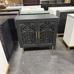 ARTPOWER Vintage Accent C abinet with 2 Doors, 