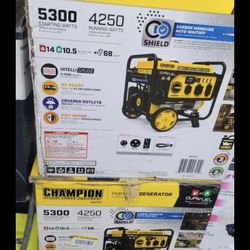 Generador Champion 5300 Wat 