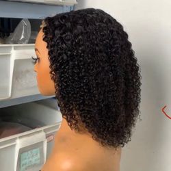 12” Kinky Curly Humain Hair 