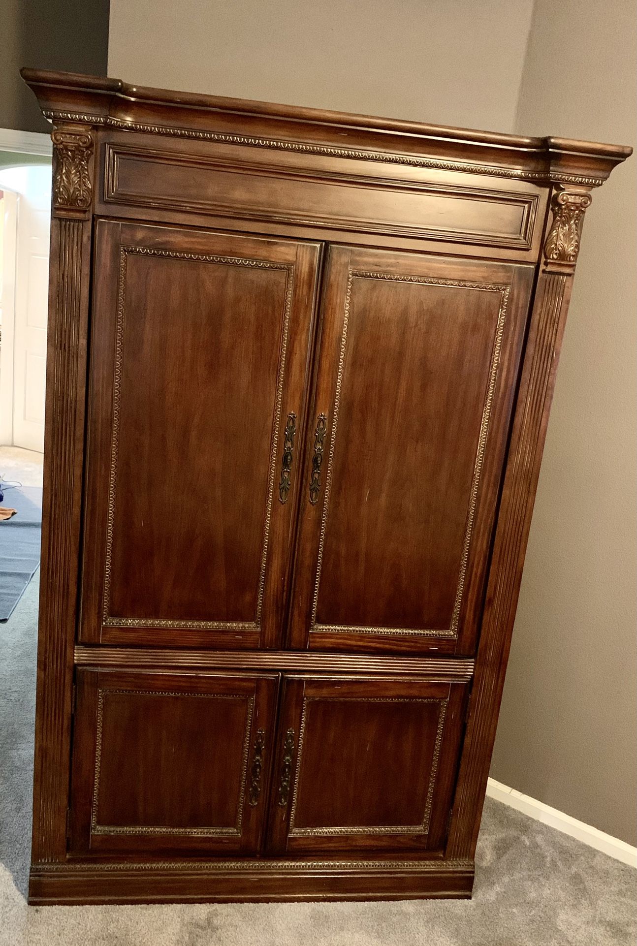 Wood Armoire