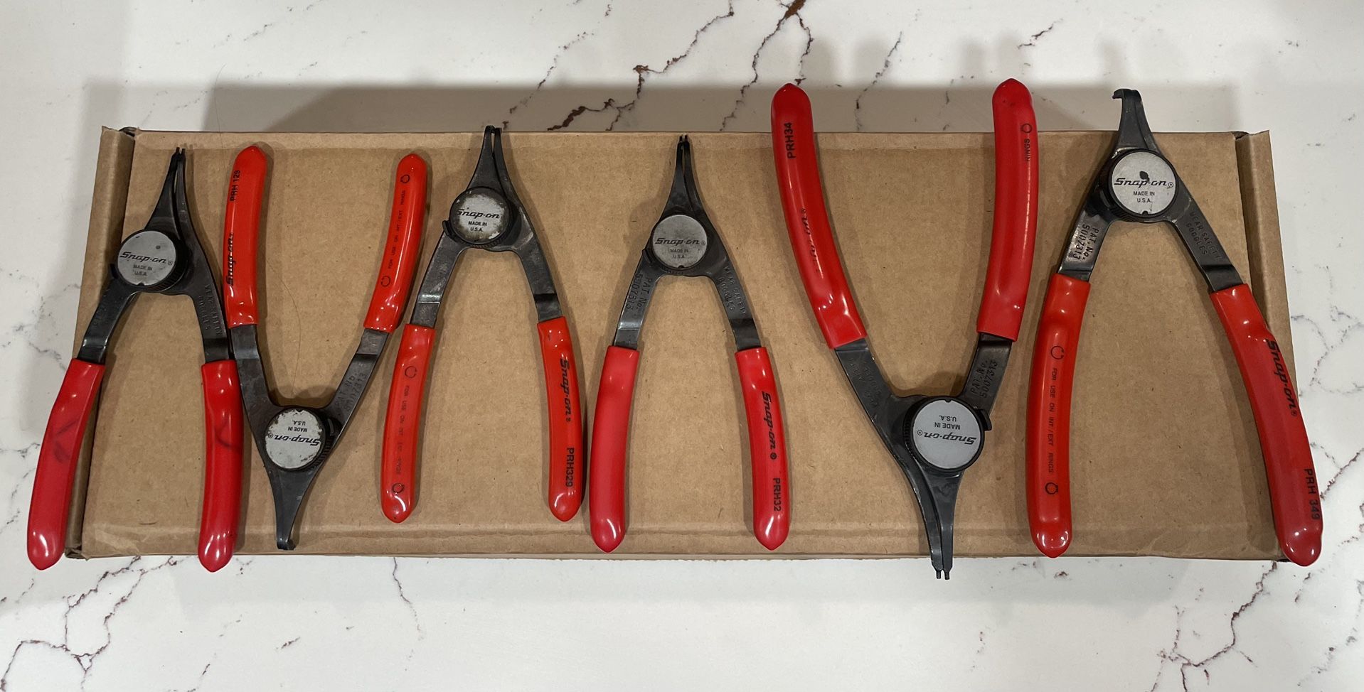 Snap-On 6 pc Retaining Ring Pliers Set w/ case