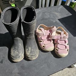 Rain Boots and Sandals