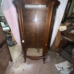 1920 Curve Glass Cina Cabinet