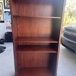 Brown shelf