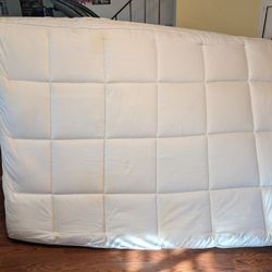 Full Bed (Memory Foam Mattress And Cover, Box Spring, And Bed Rails)