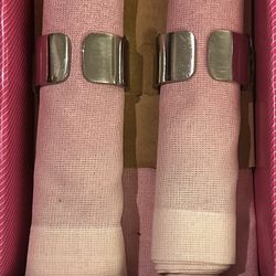 Way to Celebrate Valentine's Day Ombre Dining for Two Linens Set /7 Pieces