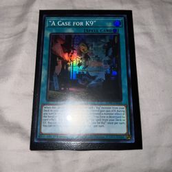 A Case For K9 Yu Gi Oh Card Rare Holo