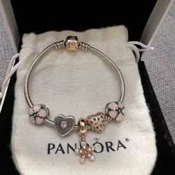 Pandora bracelet with Charms